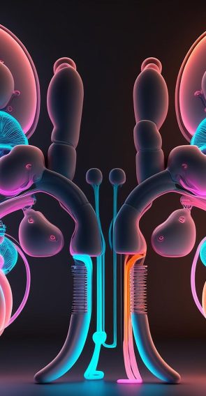 human-body-organ-kidneys-neon-illustration-image-ai-generated-art